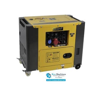 Diesel aggregaat-generator geluid gedempt 230V/400V 6kVA, Verzenden