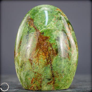 Natuurlijke chrysoprase freiform in uitzonderlijke