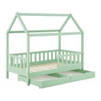 Kinderbed Marli - 80 x 160 cm - Mint - incl. lades, Kinderen en Baby's, Verzenden, Nieuw