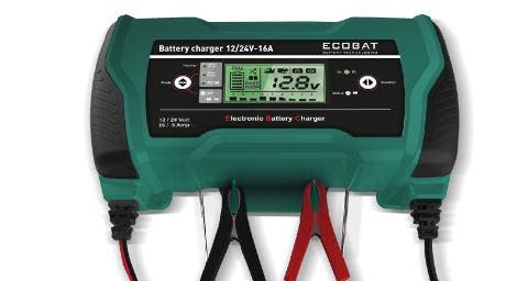 Ecobat Acculader | EBC16 | 12/24V 16A, Auto-onderdelen, Accu's en Toebehoren, Ophalen of Verzenden