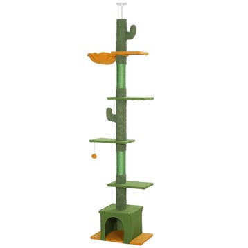 TRUUSK Plafondhoge Krabpaal voor Katten - 230-275 cm - Katte, Verzenden, Nieuw