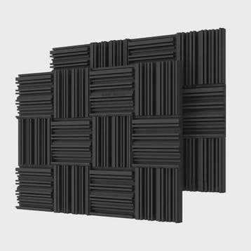 24x Akoestisch Schuim Panelen 25x25x5cm - Geluidsabsorberend, Verzenden, Nieuw