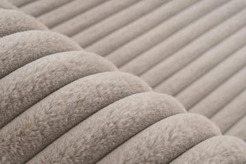 Hoogpolig Vloerkleed | Plush | Strepen | Taupe | 160x230 cm, Verzenden, Nieuw