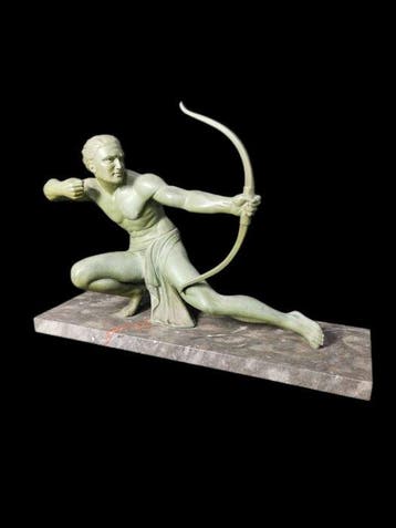 Salvatore Melani - sculptuur, Salvatore Melani (1902-1934) -, Antiek en Kunst