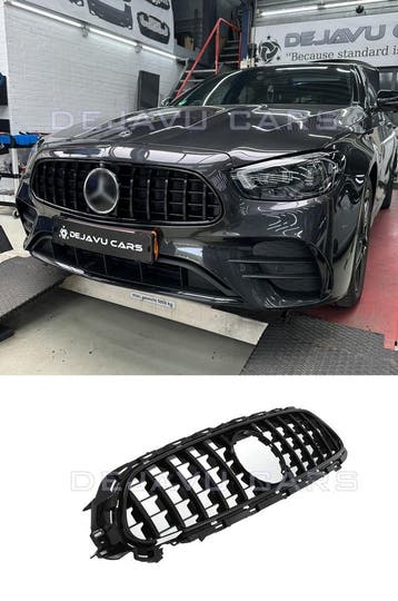 AMG Look Front Grille  voor Mercedes E Klasse W213 | S213, Auto diversen, Ophalen of Verzenden