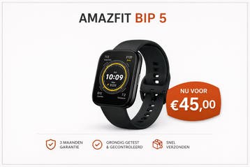 Amazfit Bip 5, Verzenden, Zo goed als nieuw