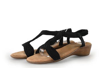 Ella Cruz Sandalen in maat 38 Zwart, Verzenden, Zwart, Sandalen of Muiltjes, Gedragen