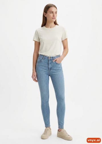 Levis Jeans Dames maat WW24 / L30 Blauw Vintage, Ophalen of Verzenden, Nieuw