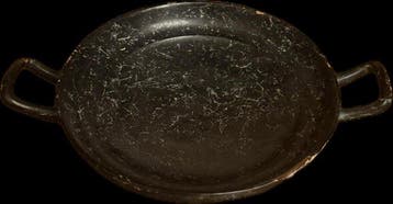 Aardewerk Vaas - 23 cm - Antieke Griekse replica kylix