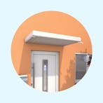 Gutta deurluifel rechthoekig NM 150x90x24 cm wit, Doe-het-zelf en Verbouw, Kozijnen en Schuifpuien, Verzenden, Nieuw, Overige typen