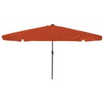 vidaXL Tuinparasol Terracotta 395 x 395 x 245 cm Polyester, Verzenden, Nieuw, 3 tot 4 meter