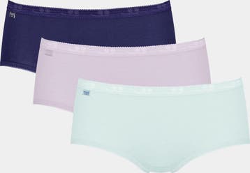 Sloggi Maat 40-42 Dames Basic+ 3Pack Midi Onderbroek Dames, Verzenden