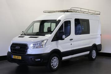 Ford Transit L2H2 | Financial Lease voor 258 p/mnd, Stof, Gebruikt, Overige carrosserieën, Wit