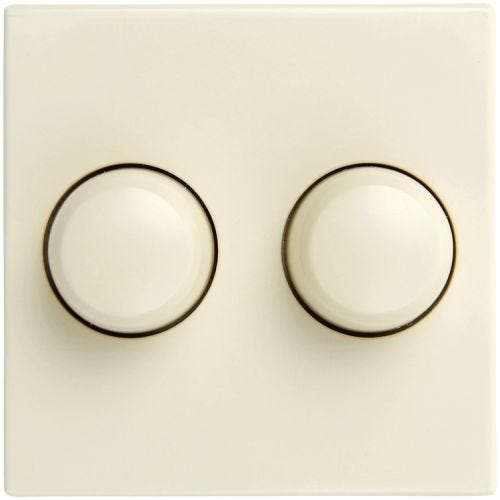 Sanders afdekplaat dubbele dimmer voor JUNG AS500 wit, Doe-het-zelf en Verbouw, Elektra en Kabels, Nieuw, Ophalen of Verzenden