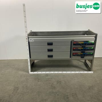 Aluca bedrijfswageninrichting 1500x520x950mm (2932), Ophalen of Verzenden