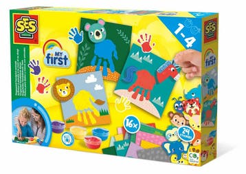 SES Creative My first - Vingerverf handafdruk dieren, Verzenden, Nieuw, Knutselen