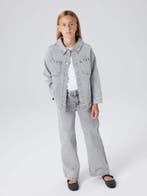 Meisjes denim blouse grijs met hartjesdetails 122, Ophalen of Verzenden, Nieuw, Meisje, Trui of Vest