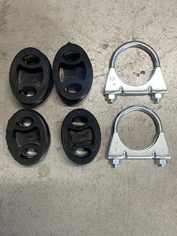 Complete uitlaat Einddemper + Tussendemper Opel Corsa B 1.2, Verzenden, Nieuw