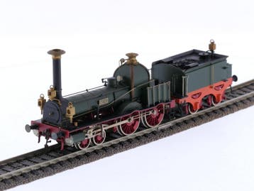 Schaal H0 Metropolitan 720 stoomlocomotief 2/4 Rhein-Reus..., Ophalen of Verzenden, Zo goed als nieuw, Gelijkstroom, Locomotief