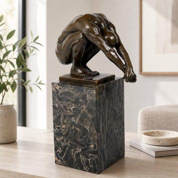 Milo (1910-1978) - sculptuur, The Dive - 23 cm -
