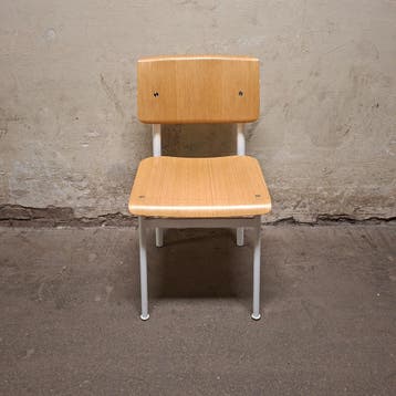 5x Muuto Loft stoel Wit Gebruikt, Gebruikt, Wit, Hout