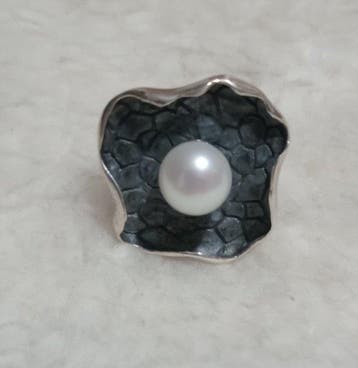 Zonder minimumprijs - Statement ring Zilver - Ring met
