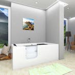 Instapbad Ligbad Zeno 160X85X59 Rechts (Instapbaden), Ophalen of Verzenden, Nieuw