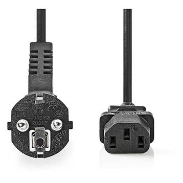 C13 kabel | Nedis | 2 meter (Haaks), Verzenden, Nieuw