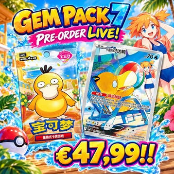 pokémon gem pack volume 7 booster box pre-sale!, Ophalen of Verzenden, Nieuw, Boosterbox, Foil