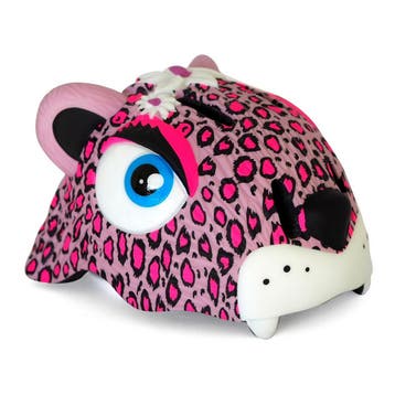 Crazy Safety Kinderhelm / Fietshelm Roze Luipaard / Pink Leo, Verzenden, Nieuw