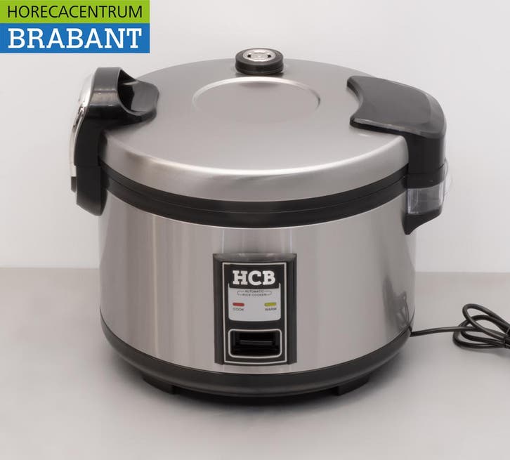 HCB RVS Rijstkoker Rijstwarmer 16 liter 230V Horeca, Zakelijke goederen, Horeca | Keukenapparatuur, Nieuw in verpakking, Ophalen of Verzenden