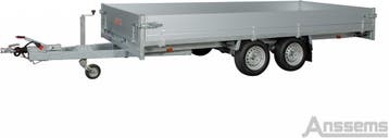 Anssems Plateauwagen ASX 3000kg 405×178, Ophalen, Nieuw