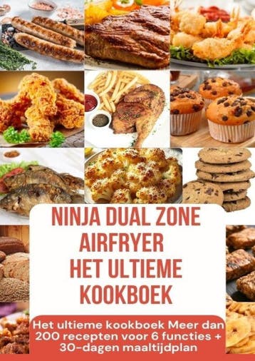 Ninja Foodi Max Dual Zone Airfryer – Het Ultieme Kookboek Me, Ophalen of Verzenden, Nieuw, Julia Backfry