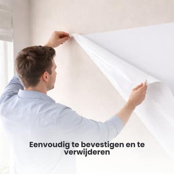 Whiteboardfolie, plakfolie whiteboard 137cm breed, Nieuw