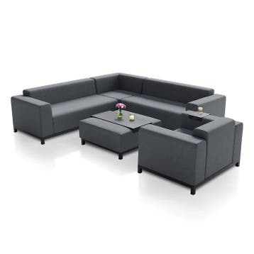 Loungeset / Tuinset - Sorano - Antraciet, Verzenden, Nieuw