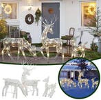 Metalen frame rendierfamilie plat zelf in elkaar zetten met, Ophalen of Verzenden, Nieuw