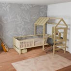 Kinderbed Yari - Incl. Tafel en Lade - Naturel, Verzenden, Nieuw
