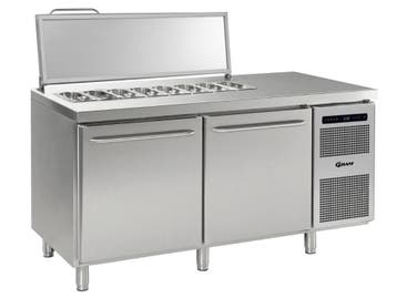 Gram RVS saladette 2 deurs | 2x 1/1 GN | 586liter, Verzenden, Nieuw in verpakking