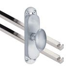 Kruk-espagnolet Ei ovaal mat chroom inclusief 2 stangen, Doe-het-zelf en Verbouw, Deuren en Horren, Verzenden, Nieuw