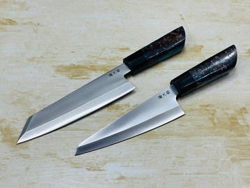 Keukenmes - Bunka & Kiritsuke - Handafgewerkte Japanse