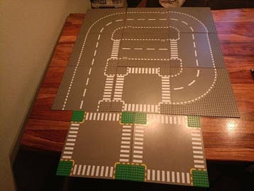 Lego Grondplaten - 11 grijze weg platen, Kinderen en Baby's, Speelgoed | Duplo en Lego, Nieuw