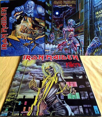 Iron Maiden - 3 Albums - Diverse titels - LP album (op, Nieuw in verpakking