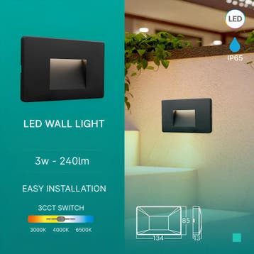 LED Tuinverlichting - Wandlamp - Brinton Lumara - Waterdicht, Kunststof, Nieuw, Ophalen of Verzenden, Hanglamp