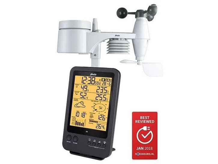 Alecto WS-4700 - Weerstation - Draadloos met buitensensor -, Audio, Tv en Foto, Weerstations en Barometers, Zo goed als nieuw