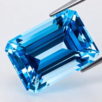 Zonder minimumprijs - 1 pcs Blauw Topaas - 73.19 ct -, Nieuw