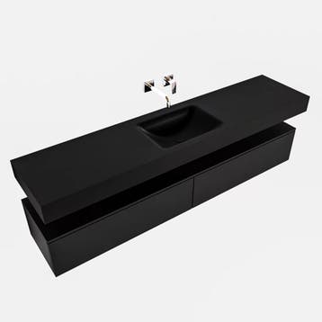 Badkamermeubel AQS Ibiza 200 cm Twee Soft-Close Lades Solid, Huis en Inrichting, Ophalen of Verzenden, Nieuw