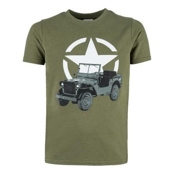 Kinder t-shirt Jeep - Maat 158-164, Kinderen en Baby's, Kinderkleding | Overige, Verzenden, Nieuw