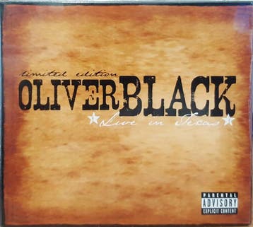 cd digi - Oliver Black - Live In Texas, Verzenden, Zo goed als nieuw