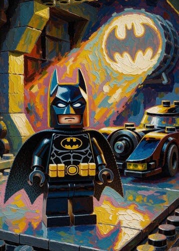 ssick lab - [XL MATTE PAPER] The Dark Knight’s Cave, Nieuw