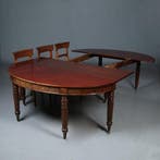 Transformeerbaar van Wandtafel tot coulissetafel van 260 m V, Antiek en Kunst, Ophalen of Verzenden